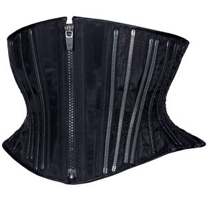 Timeless Trends Mesh Corset With Zipper Size 34